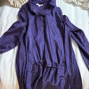 Thakoon Blue and Red Geometric Dress